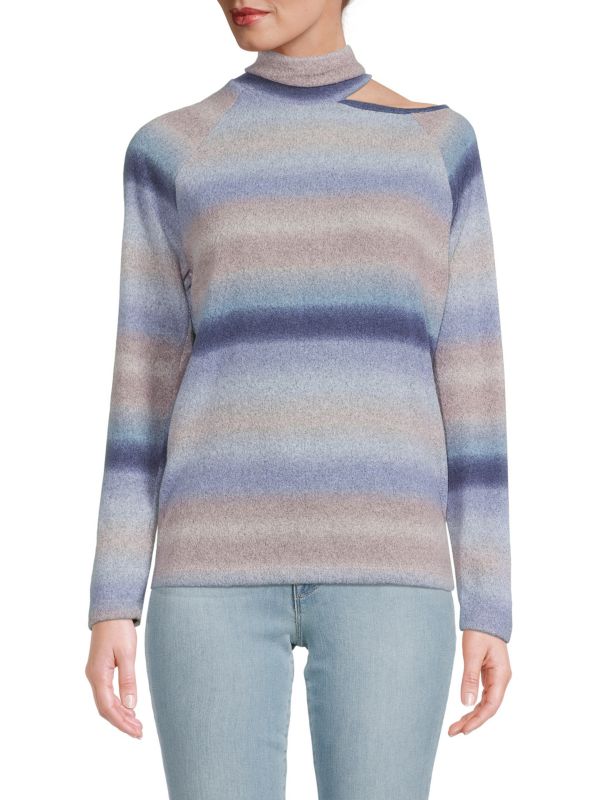 Renee C. Ombré Striped Sweater